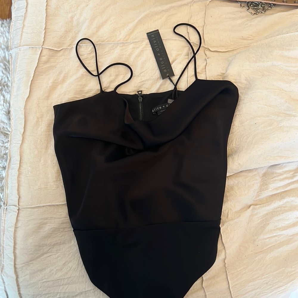 Alice + Olivia Black Bodysuit